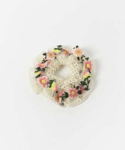 SMELLY / スメリー ヘアゴム・シュシュ | フラワーシシュウレースシュシュ | 詳細6