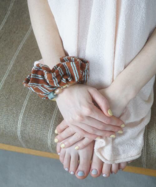 SMELLY / スメリー ヘアゴム・シュシュ | パイルストライプシュシュ | 詳細4