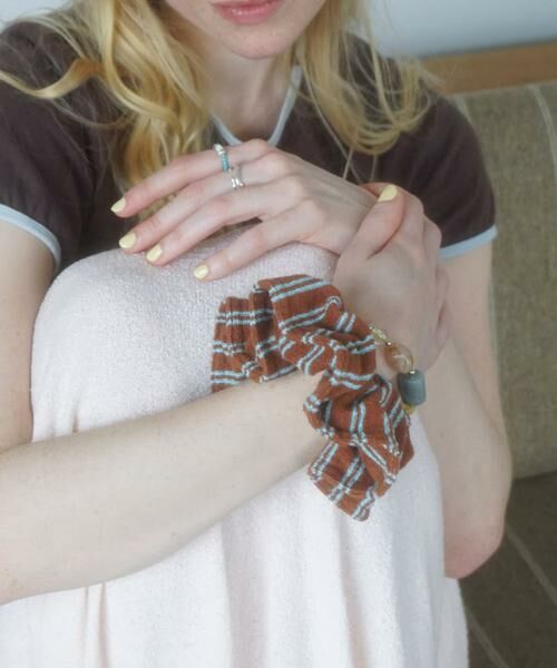 SMELLY / スメリー ヘアゴム・シュシュ | パイルストライプシュシュ | 詳細5