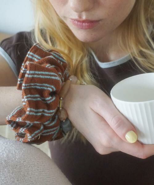 SMELLY / スメリー ヘアゴム・シュシュ | パイルストライプシュシュ | 詳細6