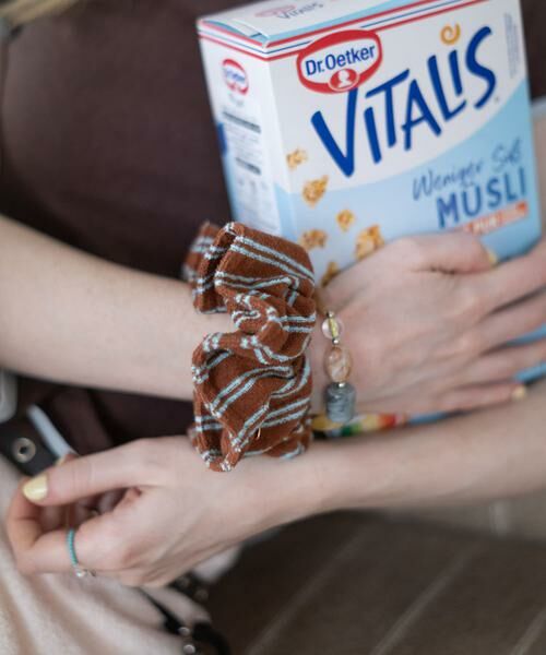 SMELLY / スメリー ヘアゴム・シュシュ | パイルストライプシュシュ | 詳細7