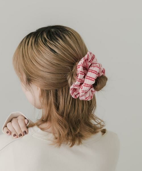 SMELLY / スメリー ヘアゴム・シュシュ | パイルストライプシュシュ | 詳細12