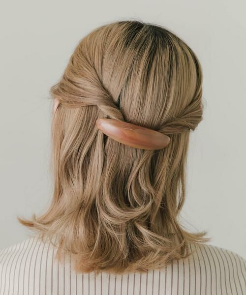 SMELLY / スメリー カチューシャ・カチューム・その他 | オーバルバレッタ（ブラウン）