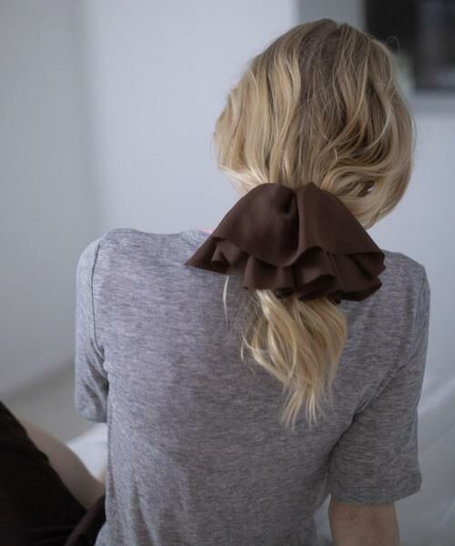 SMELLY / スメリー カチューシャ・カチューム・その他 | シフォンボリュームフリルバレッタ | 詳細2