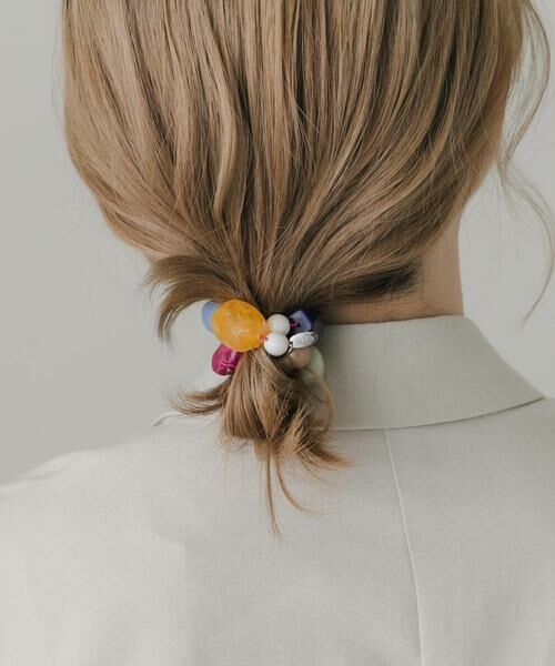 SMELLY / スメリー ヘアゴム・シュシュ | ボリュームモチーフヘアポニー | 詳細2