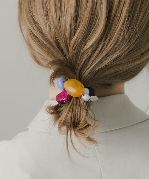 SMELLY / スメリー ヘアゴム・シュシュ | ボリュームモチーフヘアポニー | 詳細4