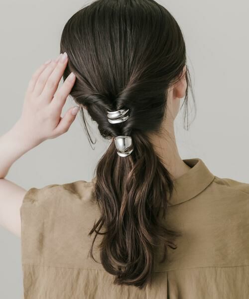 SMELLY / スメリー ヘアアクセサリー | ニュアンスメタル2セットヘアカフ | 詳細1