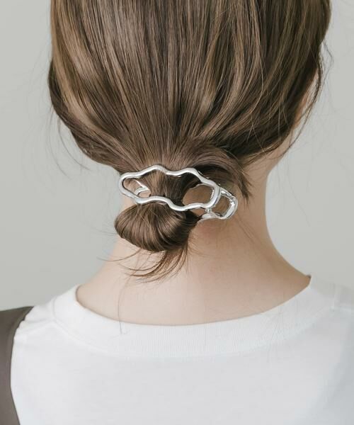 SMELLY / スメリー カチューシャ・カチューム・その他 | レクタングルニュアンスメタルバンス | 詳細3