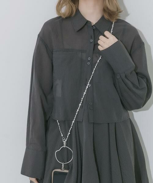 SMELLY / スメリー モバイルケース | ニュアンスメタルマルチショルダー | 詳細3