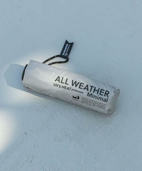 SMELLY / スメリー 傘 | 『晴雨兼用』because　ユニセックス オールウェザーミニマル（グレー）