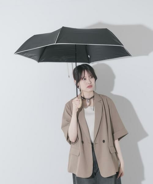 SMELLY / スメリー 傘 | because　晴雨兼用パイピングミニ | 詳細1