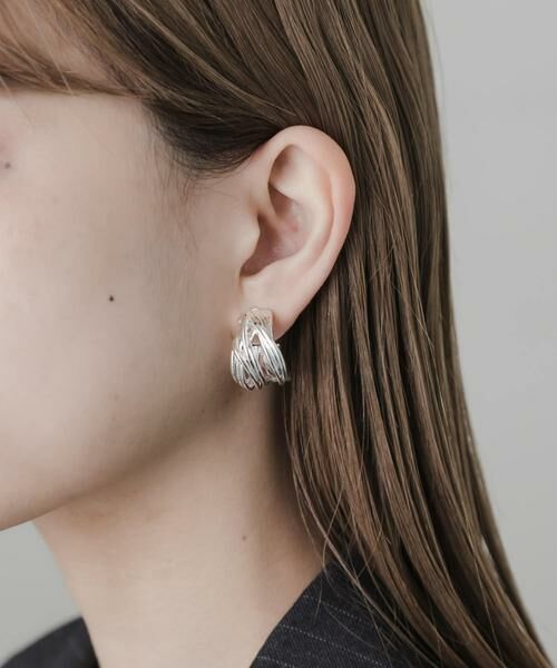 SMELLY / スメリー ピアス・イヤリング | メタルラインビッグイヤリング | 詳細2