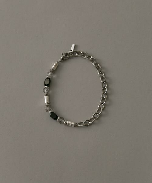 SMELLY / スメリー ブレスレット・バングル | ステンレスミックスビーズブレスレット（シルバー）