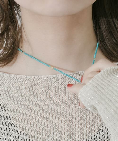 SMELLY / スメリー ネックレス・ペンダント・チョーカー | ターコイズカラービーズネックレス | 詳細2
