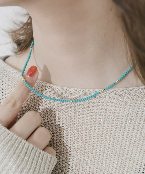 SMELLY / スメリー ネックレス・ペンダント・チョーカー | ターコイズカラービーズネックレス | 詳細3