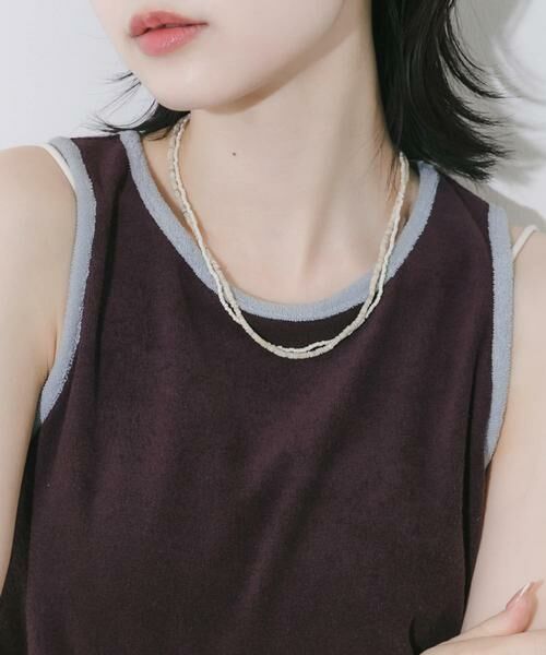 SMELLY / スメリー ネックレス・ペンダント・チョーカー | シェルビーズレイヤードネックレス | 詳細1