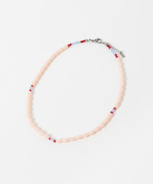 SMELLY / スメリー ネックレス・ペンダント・チョーカー | ステンレスポイントカラービーズネックレス | 詳細6