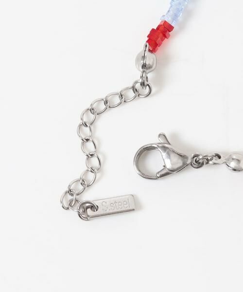SMELLY / スメリー ネックレス・ペンダント・チョーカー | ステンレスポイントカラービーズネックレス | 詳細8