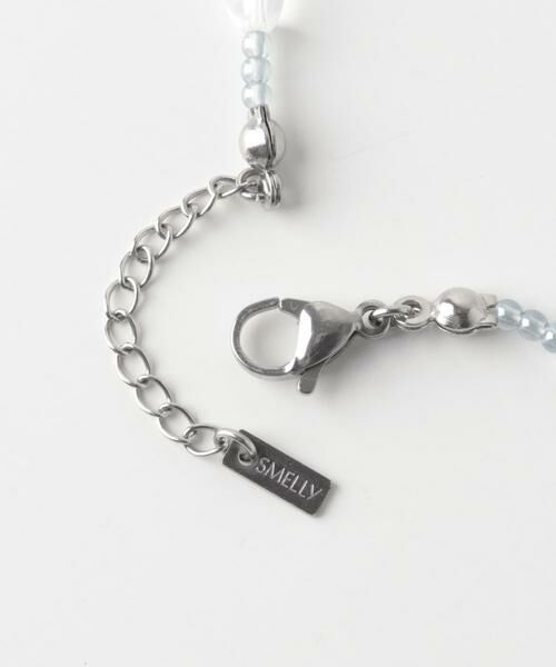 SMELLY / スメリー ネックレス・ペンダント・チョーカー | ステンレスカラートップクリアビーズネックレス | 詳細7