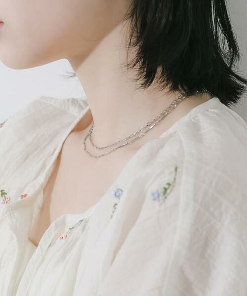 SMELLY / スメリー ネックレス・ペンダント・チョーカー | ステンレスバーチェーン2セットネックレス | 詳細4