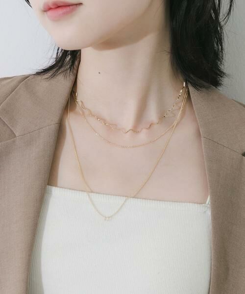 SMELLY / スメリー ネックレス・ペンダント・チョーカー | 3チェーンレイヤードネックレス | 詳細1