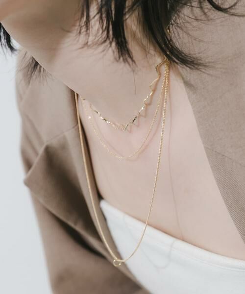 SMELLY / スメリー ネックレス・ペンダント・チョーカー | 3チェーンレイヤードネックレス | 詳細3
