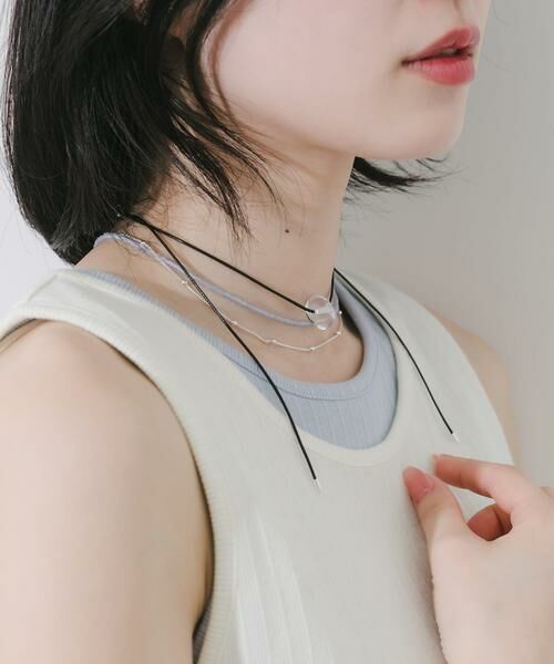 SMELLY / スメリー ネックレス・ペンダント・チョーカー | クリアトップビーズ3セットネックレス | 詳細2