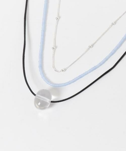 SMELLY / スメリー ネックレス・ペンダント・チョーカー | クリアトップビーズ3セットネックレス | 詳細4