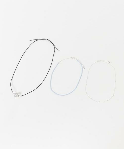 SMELLY / スメリー ネックレス・ペンダント・チョーカー | クリアトップビーズ3セットネックレス | 詳細5