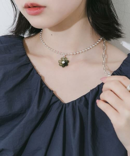 SMELLY / スメリー ネックレス・ペンダント・チョーカー | カラーフラワーマルチWAYネックレス | 詳細4