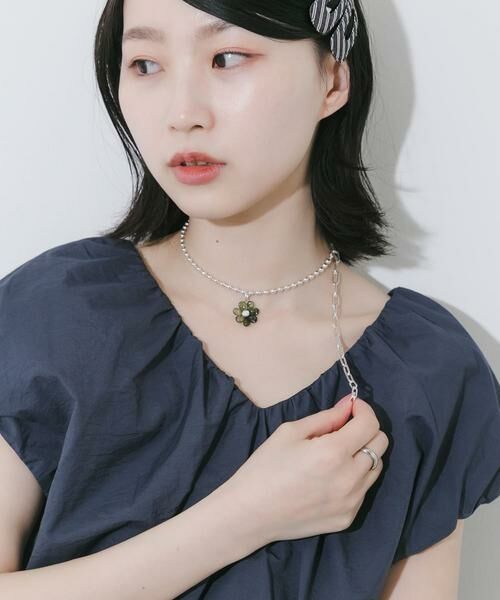 SMELLY / スメリー ネックレス・ペンダント・チョーカー | カラーフラワーマルチWAYネックレス | 詳細5