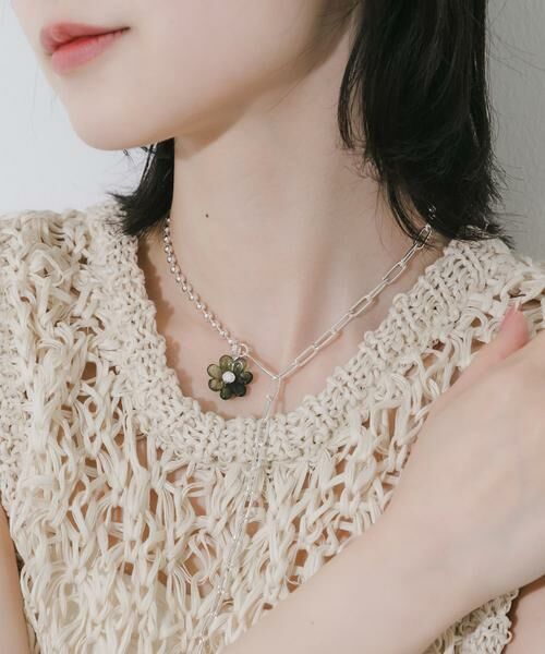SMELLY / スメリー ネックレス・ペンダント・チョーカー | カラーフラワーマルチWAYネックレス | 詳細6