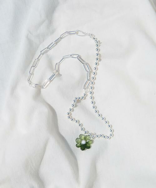 SMELLY / スメリー ネックレス・ペンダント・チョーカー | カラーフラワーマルチWAYネックレス（シルバー系その他）