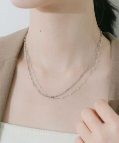 SMELLY / スメリー ネックレス・ペンダント・チョーカー | ステンレスミニパールチェーン2セットネックレス