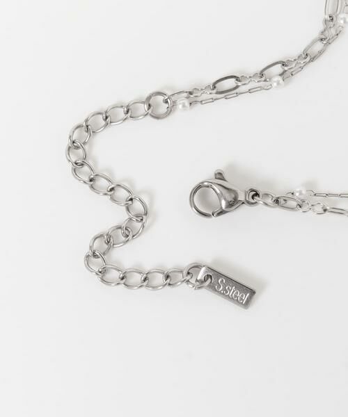 SMELLY / スメリー ネックレス・ペンダント・チョーカー | ステンレスミニパールチェーン2セットネックレス | 詳細6