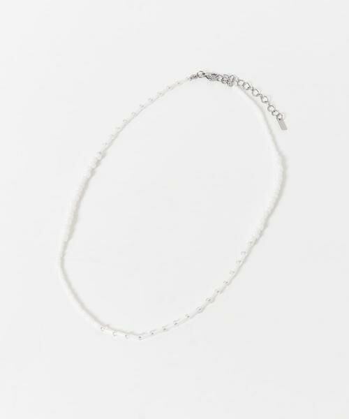 SMELLY / スメリー ネックレス・ペンダント・チョーカー | ステンレスホワイトビーズネックレス | 詳細5