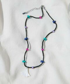 SMELLY / スメリー ネックレス・ペンダント・チョーカー | ステンレスシェルモチーフビーズネックレス