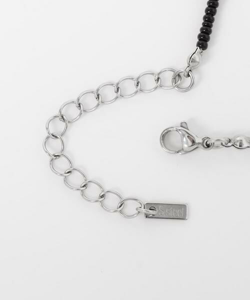 SMELLY / スメリー ネックレス・ペンダント・チョーカー | ステンレスシェルモチーフビーズネックレス | 詳細8
