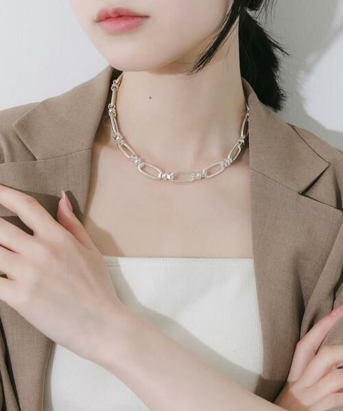 SMELLY / スメリー ネックレス・ペンダント・チョーカー | オーバルリンクボリュームチェーンネックレス | 詳細2
