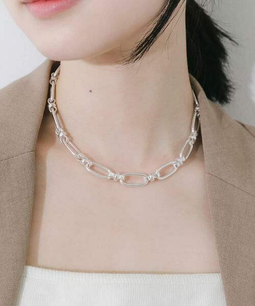 SMELLY / スメリー ネックレス・ペンダント・チョーカー | オーバルリンクボリュームチェーンネックレス | 詳細3