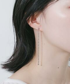 SMELLY / スメリー ピアス・イヤリング | ステンレス2WAYペタルチェーンピアス
