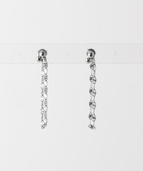 SMELLY / スメリー ピアス・イヤリング | ステンレス2WAYペタルチェーンピアス | 詳細6
