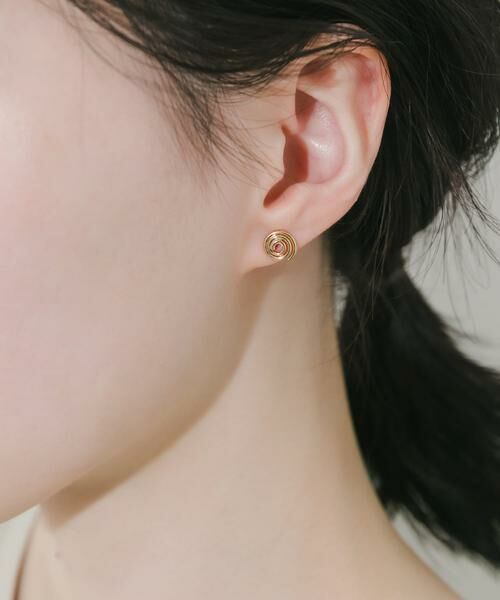 SMELLY / スメリー ピアス・イヤリング | グルグルメタルミニピアス | 詳細1
