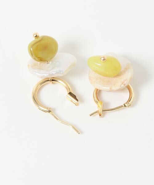 SMELLY / スメリー ピアス・イヤリング | モチーフパールドロップフープピアス | 詳細7