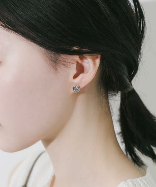 SMELLY / スメリー ピアス・イヤリング | メタルスクエアミニピアス | 詳細2