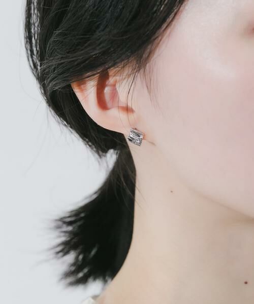 SMELLY / スメリー ピアス・イヤリング | メタルスクエアミニピアス | 詳細4