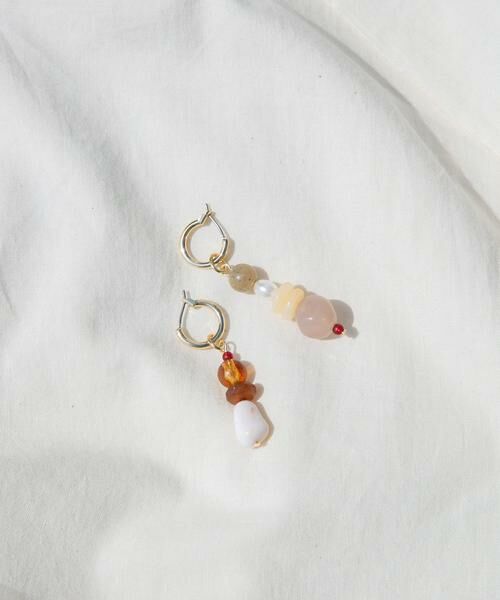 SMELLY / スメリー ピアス・イヤリング | マルチモチーフピアス（ブラウン系その他）