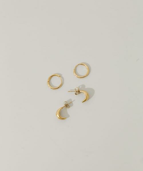 SMELLY / スメリー ピアス・イヤリング | ステンレス2セットピアス（ゴールド）