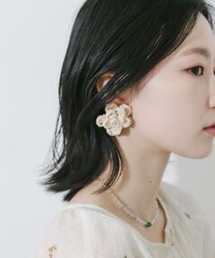 SMELLY / スメリー ピアス・イヤリング | ブレイドフラワーピアス