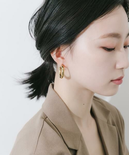 SMELLY / スメリー ピアス・イヤリング | ステンレスボリュームフープイヤリング | 詳細1